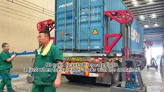 This container handling equipment is stable, accurate and labor-saving!#Container Handling Equipment