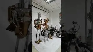 Metal sculpture robot | metal robot sculpture | sculpture commission | custom sculptor