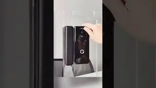 3D Face Recognition Smart Lock for Office Glass  Doors #smartlock #gadget  #doorlock