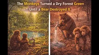 &ldquo;The Monkeys Turned a Dry Forest Green Until a Bear Destroyed It&rdquo;| AI Animal Story | Chuck & Friends