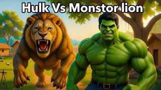 Jungle Ka Raja Vs Green Power Hero 💪 | Indian Rural Cartoon Story | 4K