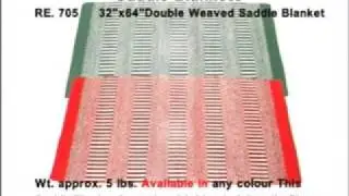 Raj exports, kanpur, saddle blankets