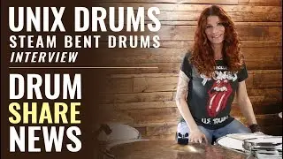 Solid snare shell | Steam Bent Drums | Unix Drums