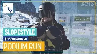 Tess Coady | Women's Slopestyle | Seiser Alm | 1st place | FIS Snowboard