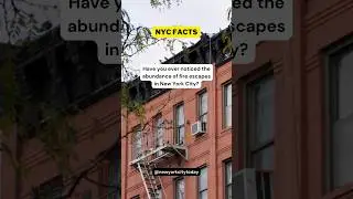 How fire escapes became part of NYC&rsquo;s landscape #newyork #newyorkcity #fact #shorts