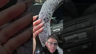 Fluffy Steering Wheel Cover by Fleece Chic