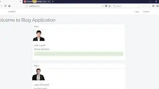 Laravel 5.5: how to make a blog application and its relations ( Part 3 )/ lectures series