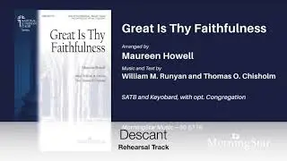Descant Great Is Thy Faithfulness Rehearsal Track