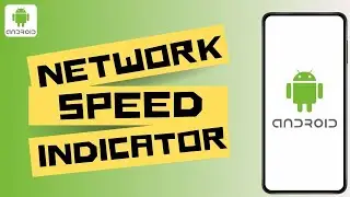 How to display real time Network speed indicator ?