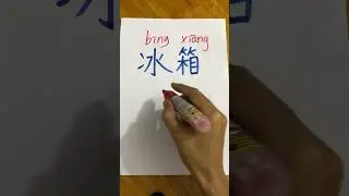 Chinese Vocabulary [冰箱=Refrigerator] #chinese #learnchinese #learning #shorts #viralvideo