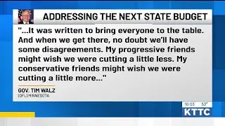 DIGGING DEEPER: Reaction to budget mentions in Gov. Walz&rsquo;s annual address