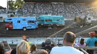 Demolition Derby 2015 Round 4 (Part 1 of 2). The Motor Home's!