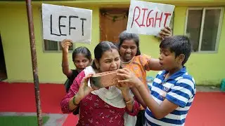 LEFT or RIGHT CHALLENGE | இப்படி கூட கொடுமையான ஒரு Challenge . Mrs.Abi Time