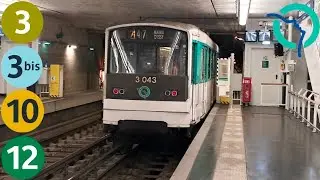 Les MF67 de Paris (lignes 3, 3b, 10 et 12)