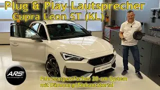 Cupra Leon KL neue Lautsprecher | 20cm Lautsprechersystem mit Dämmung nachrüsten | Einbaututorial