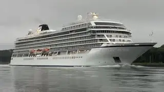 Cruise Ship Viking Mars transits the Cape Cod Canal 9/1/24