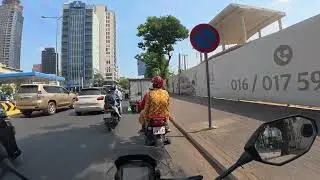 POV: You're a Motorcycle Rider in Cambodia's Capital