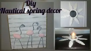 DIY nautical spring decor 2020 🏡 home decor on a budget