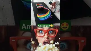 amazing art 🎨#artlovers #creativeworld #talentedartists #painting #rainbow