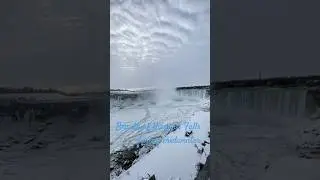 Beauty of Niagara Falls during midwinter. #NiagaraFalls #Canada #USA  #Waterfalls #Wonders #Nature.