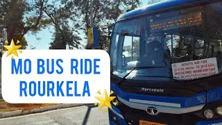 MO Bus Ride in Rourkela | Silent Vlogging | Rourkela Vlogs | Mo Bus Rourkela