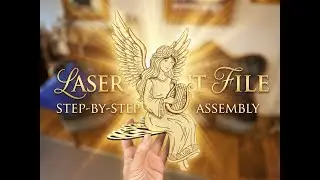 How to Assemble the Laser Cut Angel with Harp &ndash; Easy Step-by-Step Tutorial