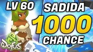 1000 CHANCE LV 60, SADIDA LARME TITANESQUE SUR DOFUS 3