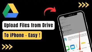 How To Upload Files From iPhone To Google Drive !