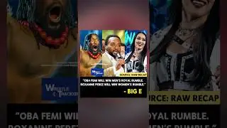 Big E predicts Oba Femi, Roxanne Perez as WWE Royal Rumble 2026 winners #bige #roxanneperez #obafemi