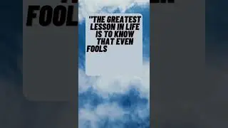 The greatest lesson in life // motivation quotes about focus // everyday motivation