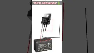 12V to 5V Converter Kaise Banaye? 🔋 Simple Experiment! #shorts #shortsfeed #rgexperimentofficial