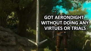 No Trials/Virtues to do but I got the Aerondight? The Witcher 3 Wild Hunt