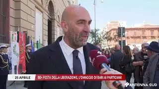 25 APRILE 2025 - 80^ FESTA DELLA LIBERAZIONE, L’OMAGGIO DI BARI AI PARTIGIANI