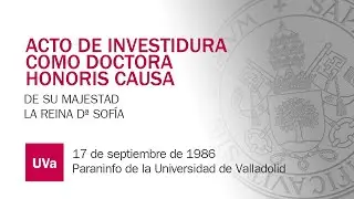 HONORIS CAUSA S.M. LA REINA Dª SOFÍA