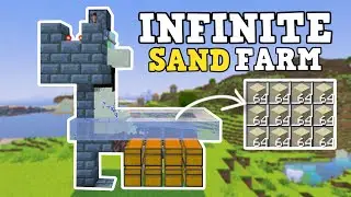 BEST SAND FARM in 1.21 Minecraft Bedrock!