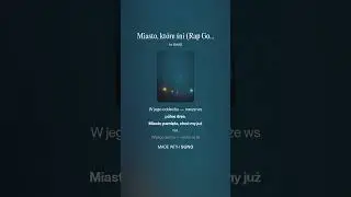 Miasto, kt&oacute;re śni Rap Gothic Fusion&rdquo; &ndash;