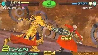 Fate/EXTRA CCC ギルVS凛アーチャーコンビ