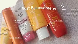 Best Sunscreens for Indian Skin ☀️ | Lightweight & Non-Greasy Picks
