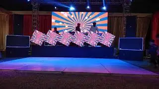 Four side Truss setup with LED Wall