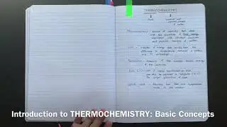Thermochemistry: Introduction of basic concepts