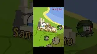 Zombies in Europe. Trailer Rome countryballs