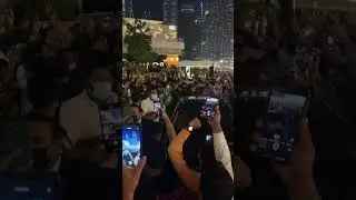 Dq salmaan dubai mall crowded fans #shorts