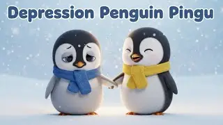 Depression Penguin Pingu Finds a Friend 🐧💙 | Kids Friendship Story #baby #trending #viral