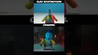 ➤ DOEY IN REAL LIFE!? CLAY STOPMOTION| POPPY PLAYTIME chapter 4 #polymerclay #poppyplaytime #diy