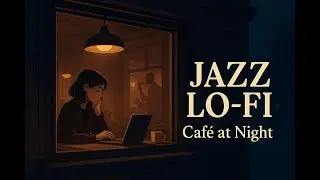 Jazz Lo‑Fi Café at Night ☕ Cozy Smooth Jazz for Focus & Relax
