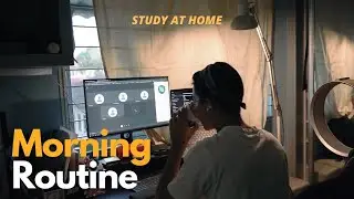 My Morning Routine For Online Classes At Home | Lifestyle