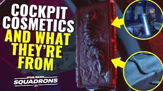 ALL Cockpit Cosmetics and What They're From | Star Wars: Squadrons