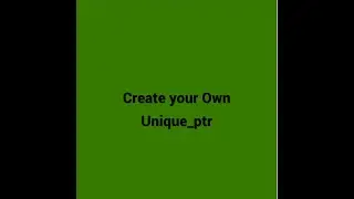 Implement Custom Unique_ptr