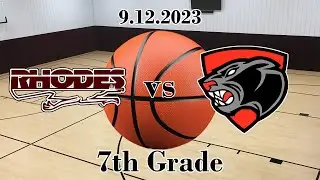 JHS Fall League Basketball | Carson Cougars vs Rhodes Road Runners 7th Grade | 9/12/2023