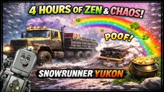 SnowRunner Yukon BUT It&rsquo;s Pure Zen&hellip; Until the Metal Beams Vanish 💨🌈